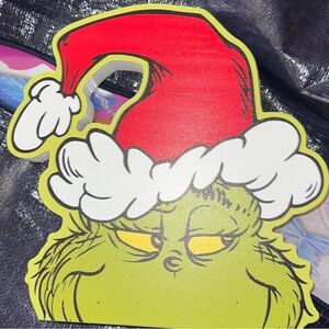 Grinch Christmas Wall Art - Red, Green, White